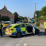 Police closed off Ryecroft Road during an attempt to save a driver following a collision on June 7