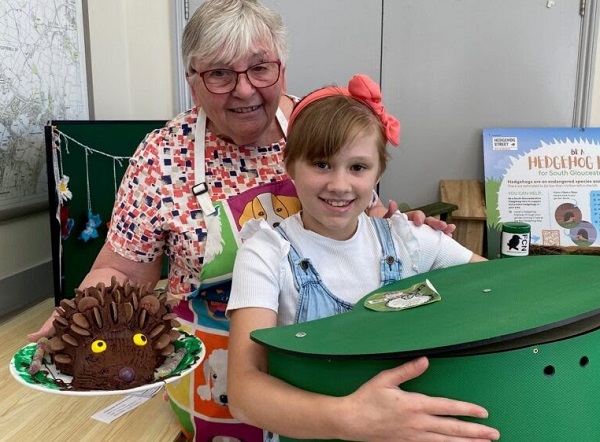 A hedgehog house was the top prize in a hedgehog bake off competition at the Brockeridge Centre