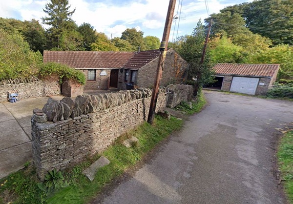 The house in Mill Lane where Bob Moore was found dead