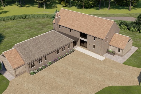 Cloisters House Cloisters Farm Winterbourne redevelopment image