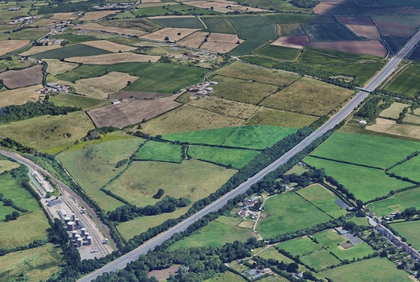 Leigh Farm aerial view