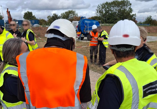 Immigration raid at solar farm near Frampton Cotterell