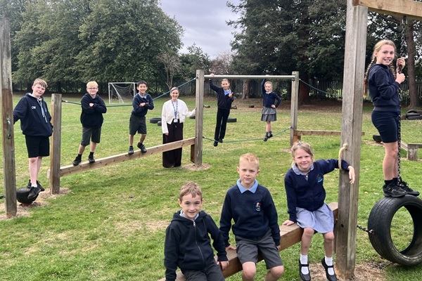Pupils at Frampton Cotterell Primary School